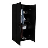 Closet Tera Wengue 80x180cm sin Cajones con 3 Entrepaños - Closets | Bylmo