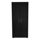Closet Tera Wengue 80x180cm sin Cajones con 3 Entrepaños