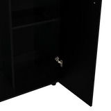 Closet Tera Wengue 80x180cm sin Cajones con 3 Entrepaños - Closets | Bylmo