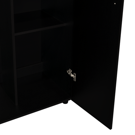 Closet Tera Wengue 80x180cm sin Cajones con 3 Entrepaños - Closets | Bylmo