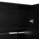 Closet Wengue 80x180.5cm sin Cajones con 2 Entrepaños - Closets | Bylmo