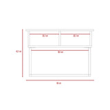 Mesa de Centro 5G rovere y Wengue 105.1x45.7cm Rectangular Extensible con Compartimiento - MESAS DE CENTRO | Bylmo