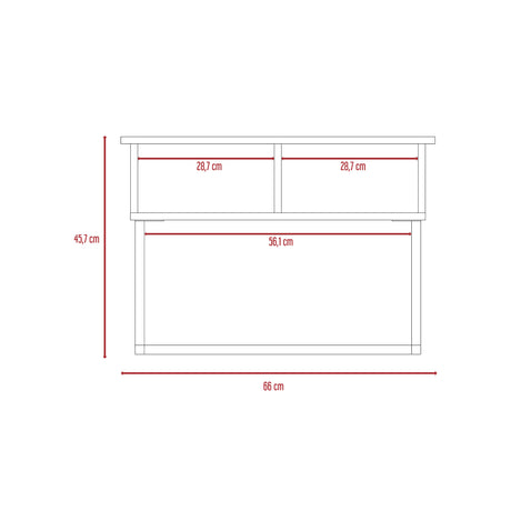 Mesa de Centro 5G rovere y Wengue 105.1x45.7cm Rectangular Extensible con Compartimiento - MESAS DE CENTRO | Bylmo