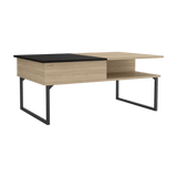 Mesa de Centro 5G rovere y Wengue 105.1x45.7cm Rectangular Extensible con Compartimiento - MESAS DE CENTRO | Bylmo