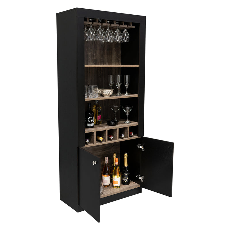 Bar Bellagio Wengue 75 cm con Dos Puertas