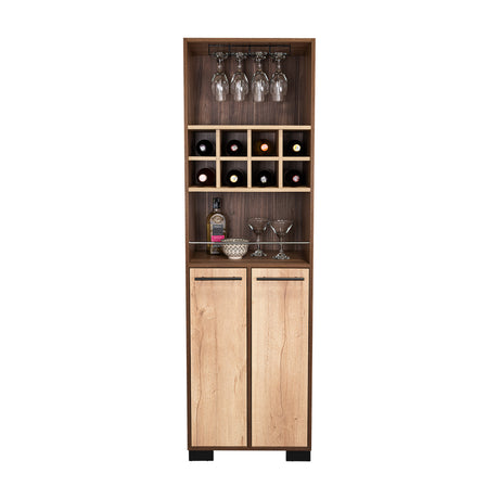 Bar Marsella Gales 52.9x179.8cm con Un Cajón y con Ocho Portabotellas - Bares | Bylmo