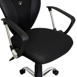 Silla de Oficina Negro 57x59cm con Apoya Brazos - Sillas | Bylmo