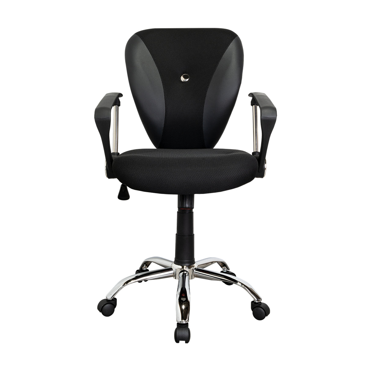 Silla de Oficina Negro 57x59cm con Apoya Brazos - Sillas | Bylmo