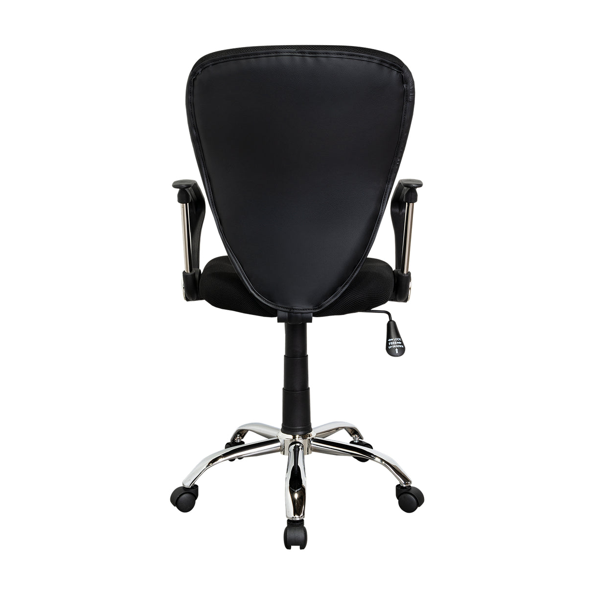 Silla de Oficina Negro 57x59cm con Apoya Brazos - Sillas | Bylmo