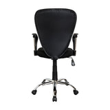 Silla de Oficina Negro 57x59cm con Apoya Brazos - Sillas | Bylmo