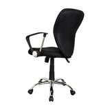 Silla de Oficina Negro 57x59cm con Apoya Brazos - Sillas | Bylmo