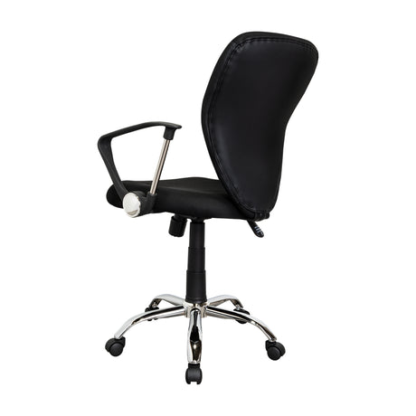 Silla de Oficina Negro 57x59cm con Apoya Brazos - Sillas | Bylmo