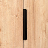 Closet Augusta Duna y Wengue 76.4x188cm con 1 Cajón y con Colgadero de Ropa - Closets | Bylmo