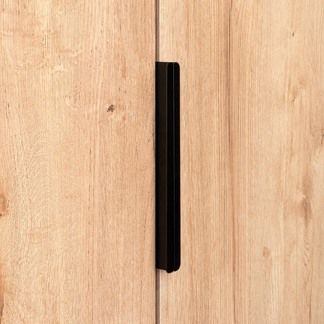 Closet Augusta Duna y Wengue 76.4x188cm con 1 Cajón y con Colgadero de Ropa - Closets | Bylmo