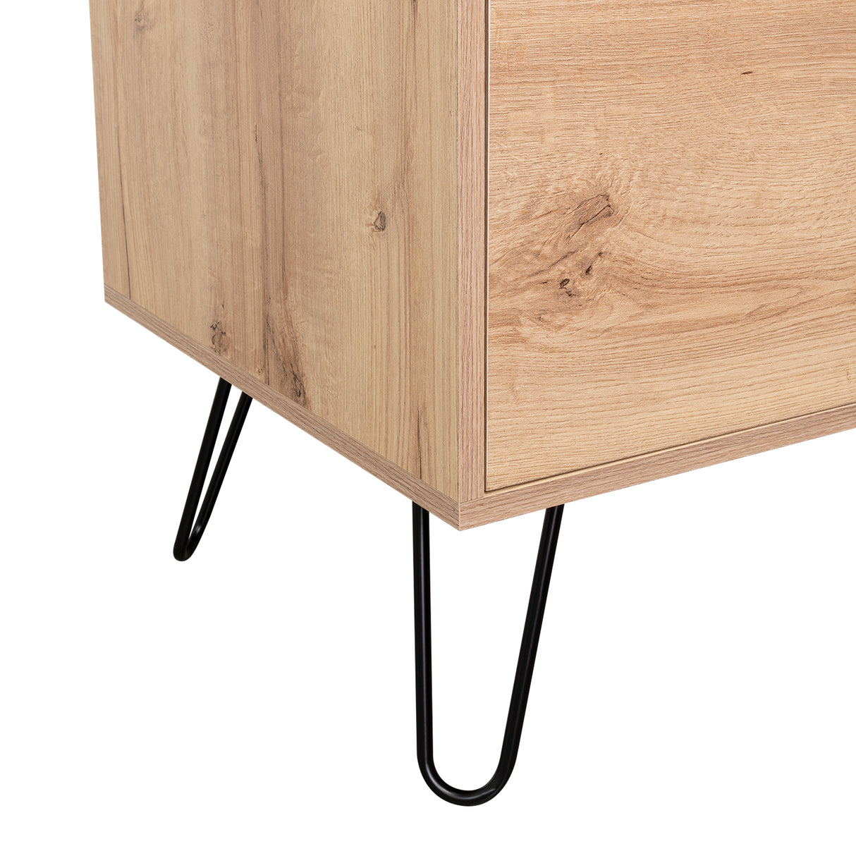 Closet Augusta Duna y Wengue 76.4x188cm con 1 Cajón y con Colgadero de Ropa - Closets | Bylmo