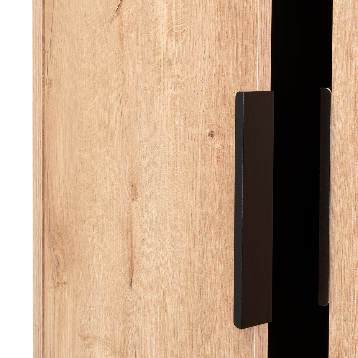 Closet Augusta Duna y Wengue 76.4x188cm con 1 Cajón y con Colgadero de Ropa - Closets | Bylmo