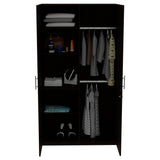 Closet Tradicion Wengue 100x185cm con Dos Puertas - CLOSETS | Bylmo
