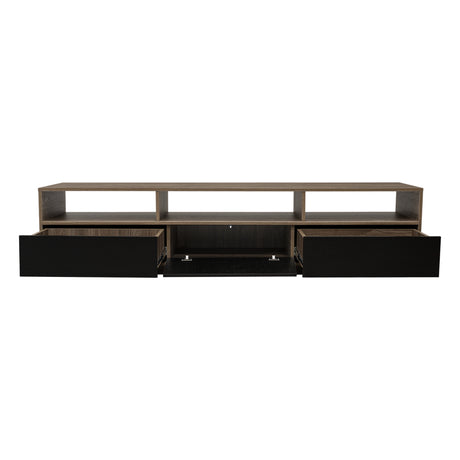 Rack de TV Bellagio Siena 210x50cm para TV Hasta 90 Pulgadas y con Cuatro Compartimientos - Muebles para TV | Bylmo