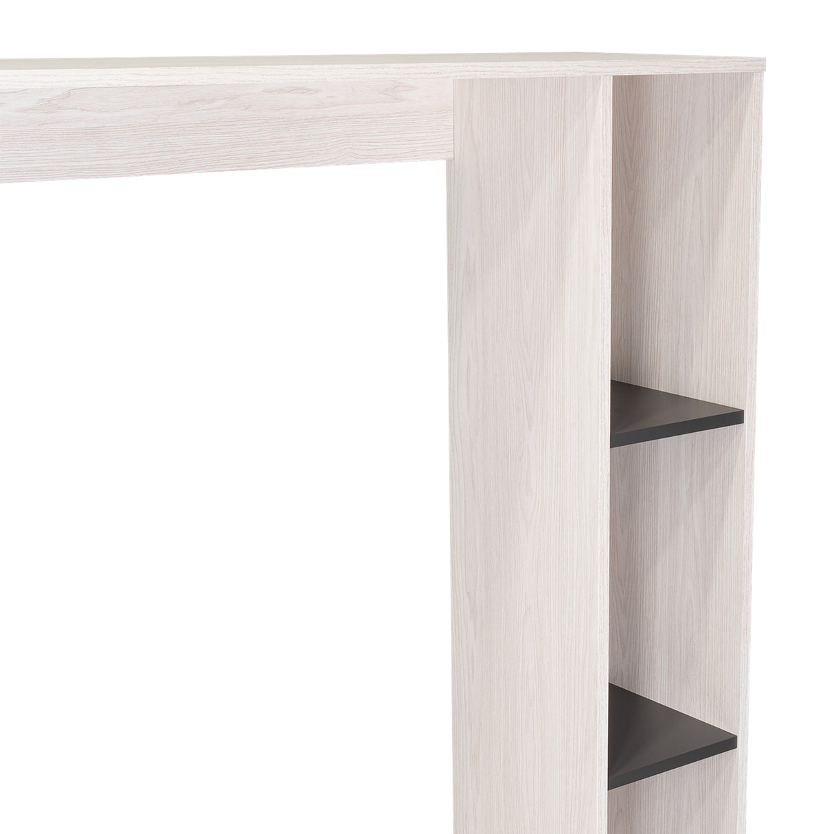 Centro de Entretenimiento Marsella Niebla 202x176.8cm para TV Hasta 60 Pulgadas con Ranuras para Cables y con Once Compartimientos - Muebles para TV | Bylmo