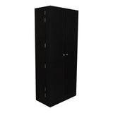 Bar Malbec Wengue 75x175cm con Un Cajón y con Dieciocho Portabotellas - Bares | Bylmo