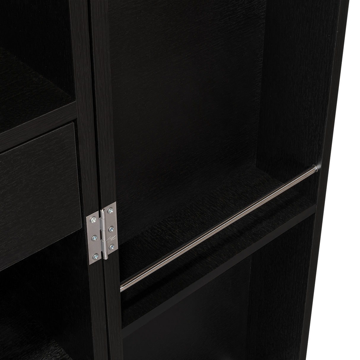 Bar Malbec Wengue 75x175cm con Un Cajón y con Dieciocho Portabotellas - Bares | Bylmo