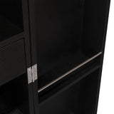 Bar Malbec Wengue 75x175cm con Un Cajón y con Dieciocho Portabotellas - Bares | Bylmo