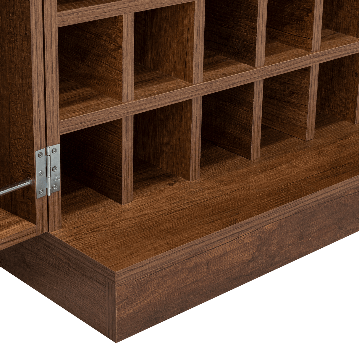 Bar Malbec Caramelo 75x175cm con Un Cajón y con Dieciocho Portabotellas - Bares | Bylmo