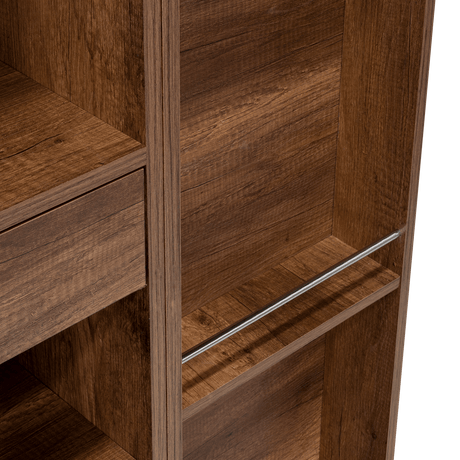 Bar Malbec Caramelo 75x175cm con Un Cajón y con Dieciocho Portabotellas - Bares | Bylmo