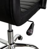 Silla de Oficina Negro 58x54cm con Apoya Brazos - Sillas de Oficina | Bylmo