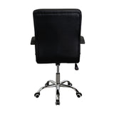 Silla de Oficina Negro 58x54cm con Apoya Brazos - Sillas de Oficina | Bylmo