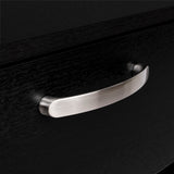 Mesa de Noche Argento Wengue 40x46.5cm con Dos Cajones - MESAS DE NOCHE | Bylmo