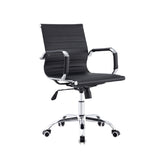 Silla de Oficina BM530 Negro 65x96cm Reclinable con Soporte Lumbar y con Apoya Brazos - SILLAS DE OFICINA | Bylmo