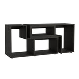 Rack de TV Extensible Beijing Wengue 160x57cm para TV Hasta 32" Pulgadas con Cuatro Compartimientos - MUEBLES DE TV | Bylmo
