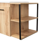 Mueble para Lavamanos Khari Duna 80x80cm Individual con Lavamanos y con con Dos Puertas - Muebles para Baño | Bylmo