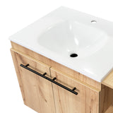 Mueble para Lavamanos Khari Duna 80x80cm Individual con Lavamanos y con con Dos Puertas - Muebles para Baño | Bylmo