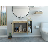 Mueble para Lavamanos Khari Duna 80x80cm Individual con Lavamanos y con con Dos Puertas - Muebles para Baño | Bylmo