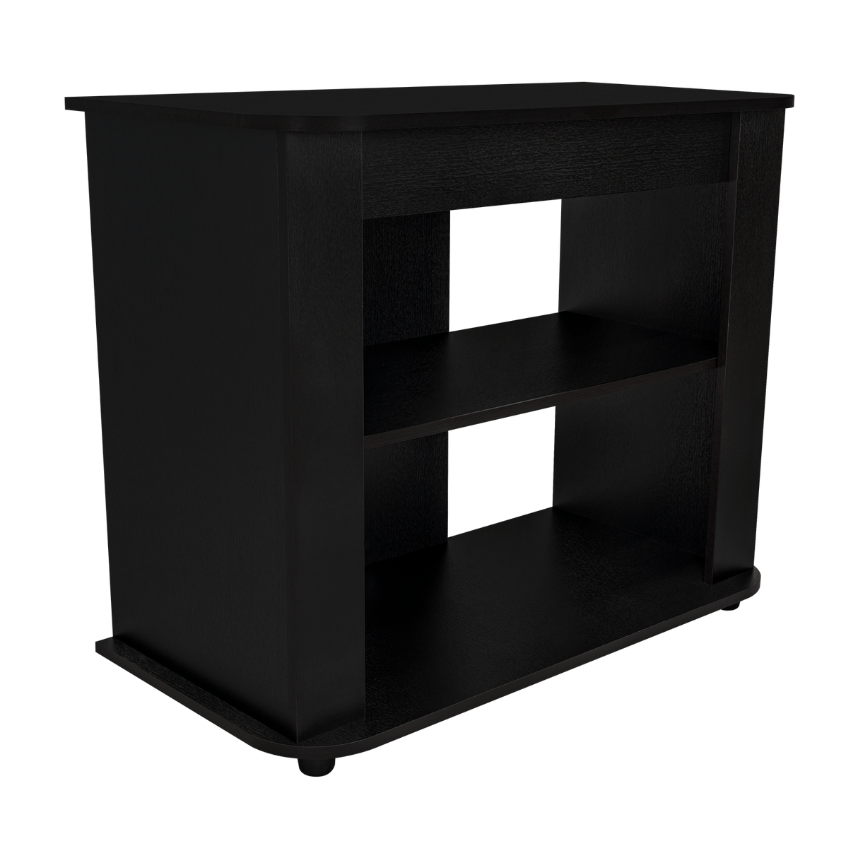 Rack de TV Maori Wengue 90x45cm Para TV Hasta 40 Pulgadas sin Cajones y con Patas - Muebles de TV | Bylmo