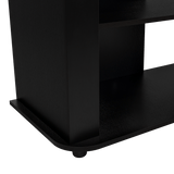 Rack de TV Maori Wengue 90x45cm Para TV Hasta 40 Pulgadas sin Cajones y con Patas - Muebles de TV | Bylmo