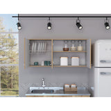 Mueble Superior de Cocina Orion Duna 120x54.5cm con Tres Puertas y con Locero - MUEBLES SUPERIORES DE COCINA | Bylmo