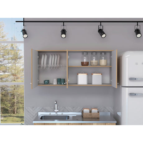 Mueble Superior de Cocina Orion Duna 120x54.5cm con Tres Puertas y con Locero - MUEBLES SUPERIORES DE COCINA | Bylmo