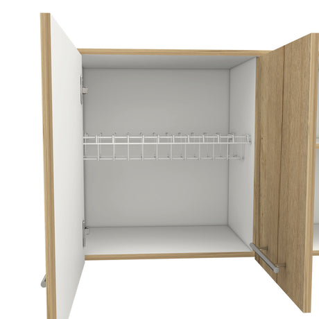 Mueble Superior de Cocina Orion Duna 120x54.5cm con Tres Puertas y con Locero - MUEBLES SUPERIORES DE COCINA | Bylmo