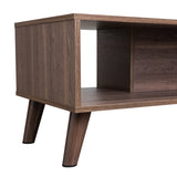 Mesa de Centro Z Coñac 101.1x40cm Rectangular con Patas y con Compartimientos - Mesas de Centro | Bylmo