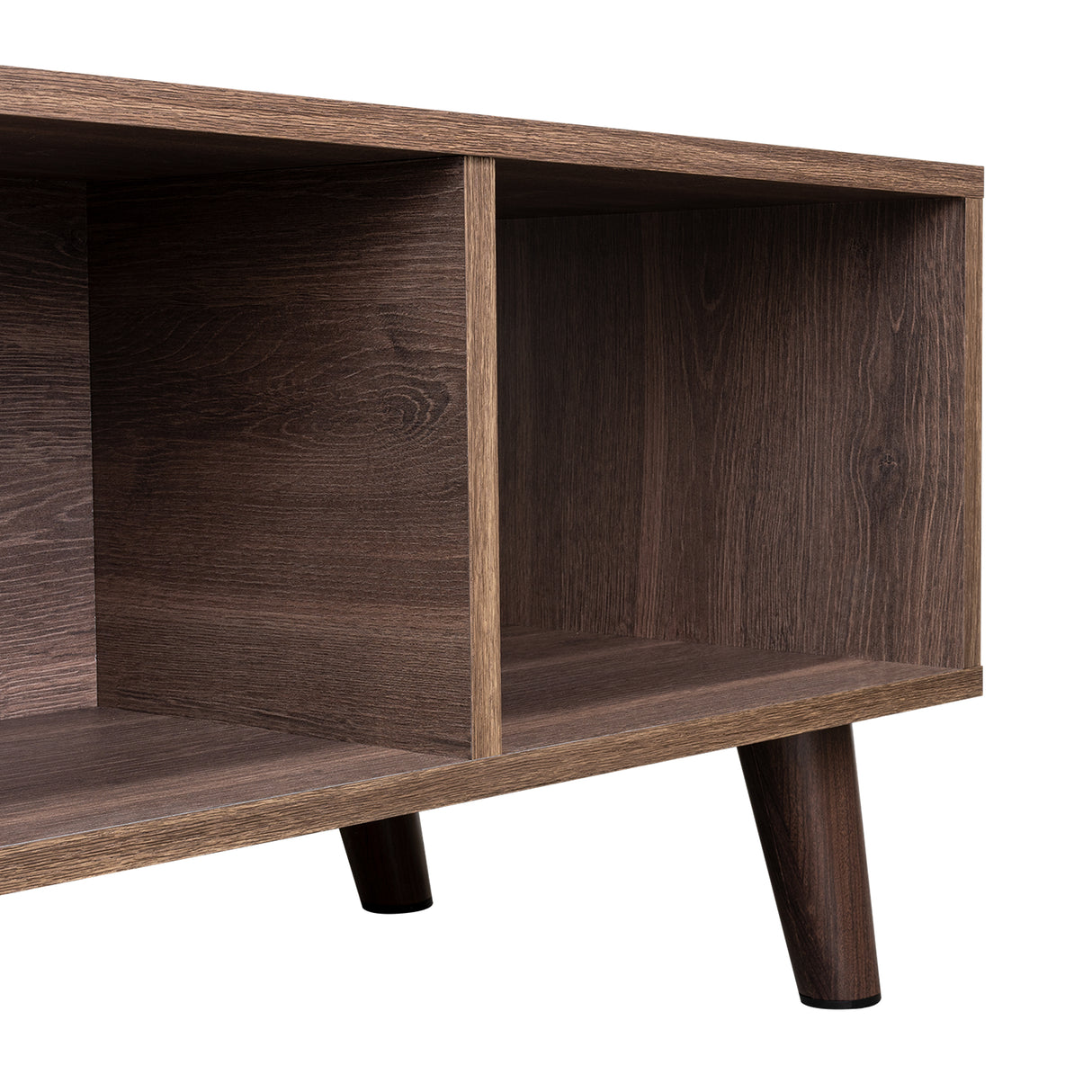 Mesa de Centro Z Coñac 101.1x40cm Rectangular con Patas y con Compartimientos - Mesas de Centro | Bylmo