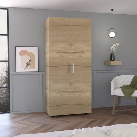 Closet Hogar Duna y Blanco 80x180.5cm con Dos Puertas - CLOSETS | Bylmo