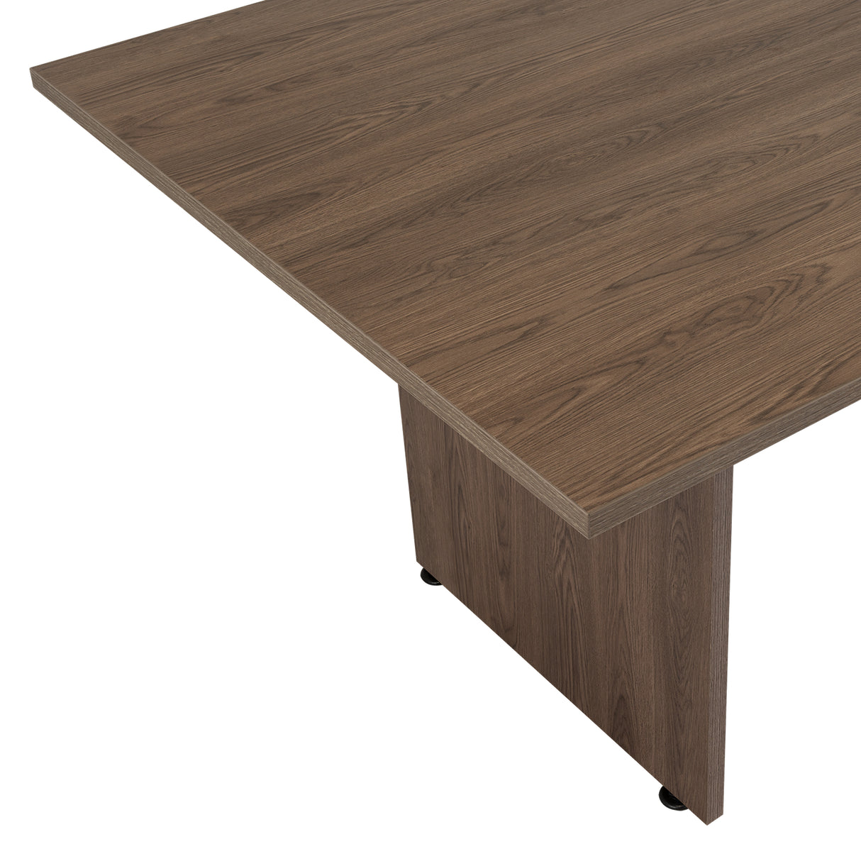 Mesa de Reunión Home Office Wengue y Coñac 200x75cm sin Cajones - ESCRITORIOS | Bylmo