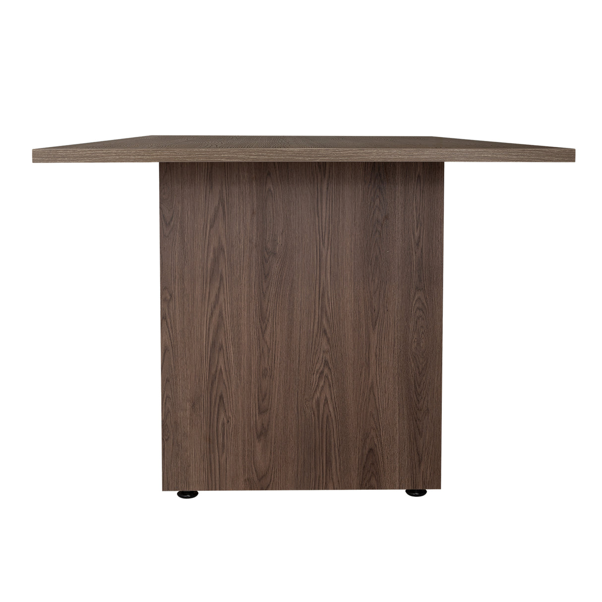 Mesa de Reunión Home Office Wengue y Coñac 200x75cm sin Cajones - ESCRITORIOS | Bylmo