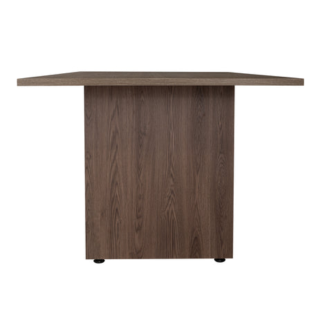 Mesa de Reunión Home Office Wengue y Coñac 200x75cm sin Cajones - ESCRITORIOS | Bylmo