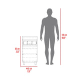 Mueble para Lavamanos Aluvia Habano 44.5x85cm Individual sin Lavamanos y con Una Puerta - MUEBLES PARA LAVAMANOS | Bylmo