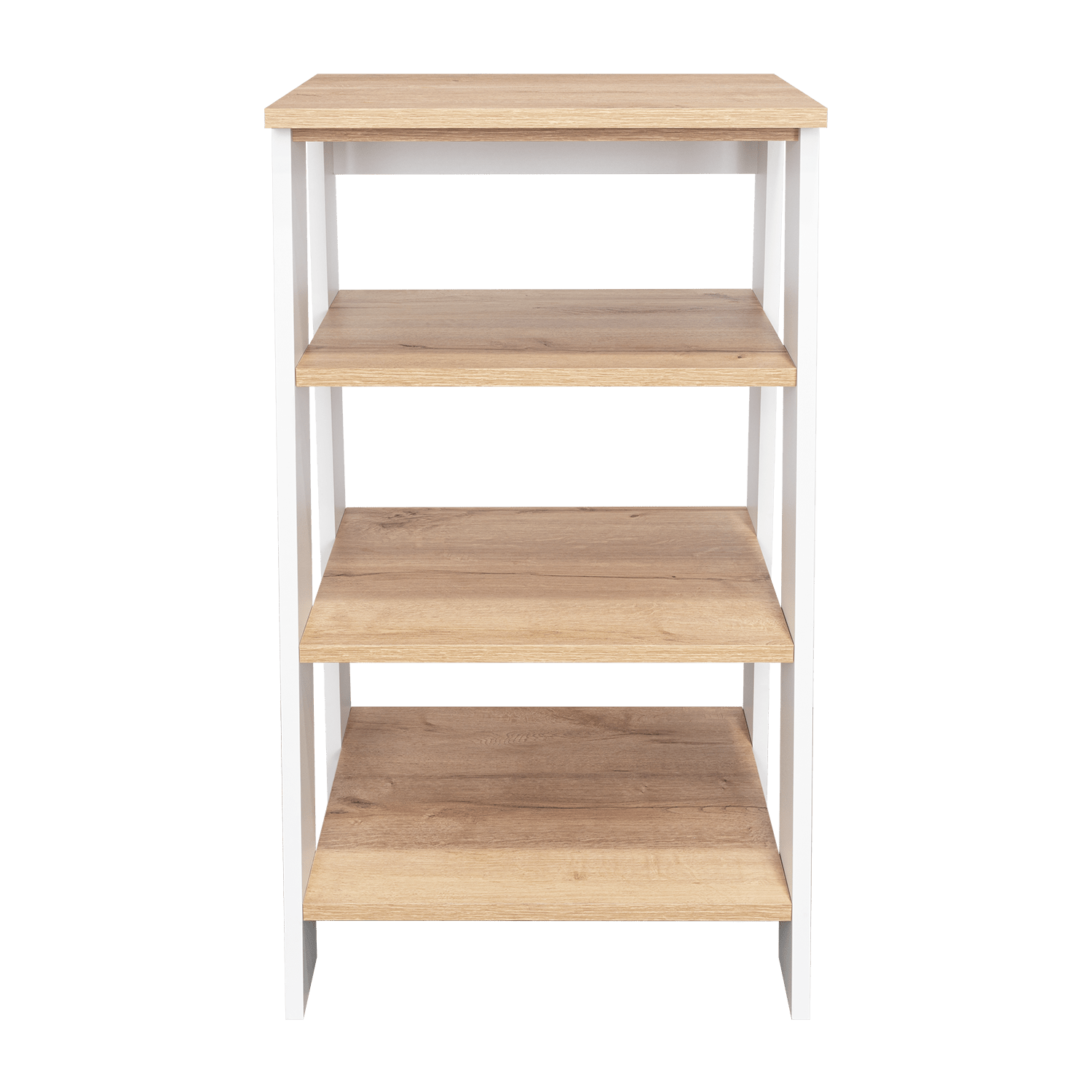 Optimizador de Baño BiColor Blanco 44x75.6cm sin Cajones y con Tres Entrepaños - Muebles para Baño | Bylmo