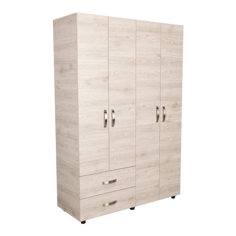 Closet Ankora Ceniza 120x180cm con 2 Cajones con 2 Entrepaños - Closets | Bylmo